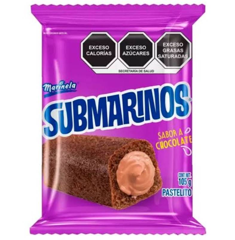 Submarinos Sabor Chocolate