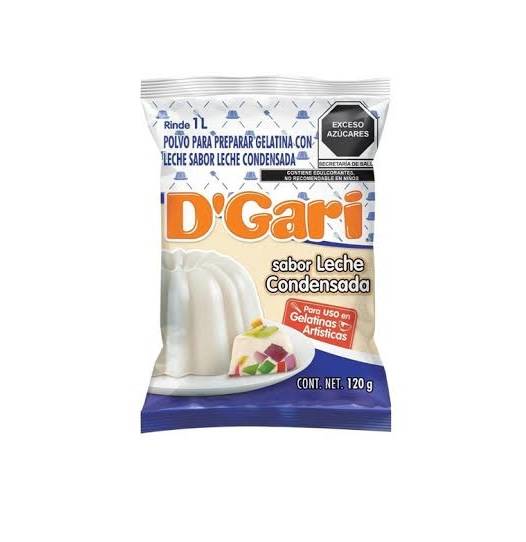 Gelatina de Leche D'Gari Sabor Leche Condensada