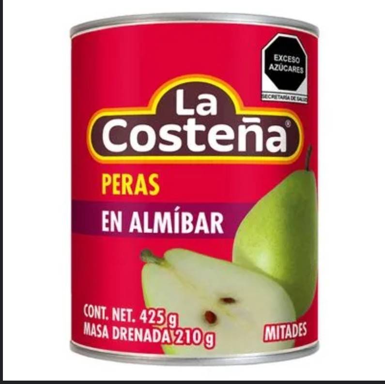 Peras en Almíbar