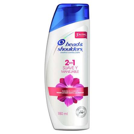 Shampoo Head y Shoulders Control Caspa Suave y Manejable