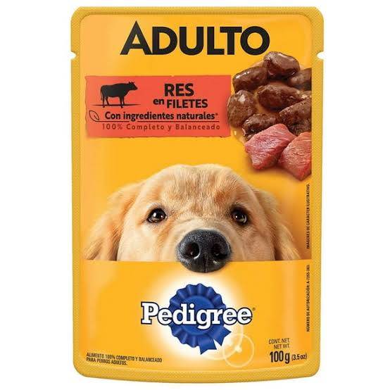 Pedigree Adulto Res en filetes