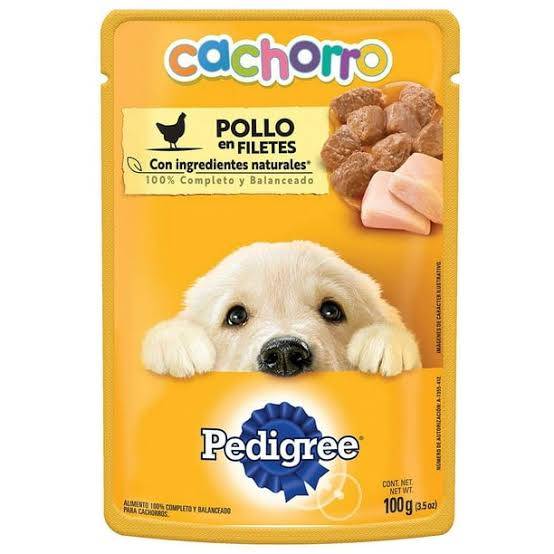 Pedigree Cachorro Pollo en filetes