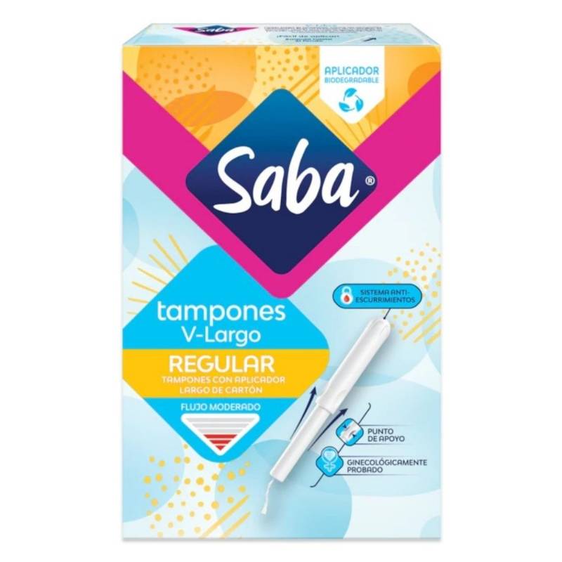 Tampones V-Largo Saba Regular