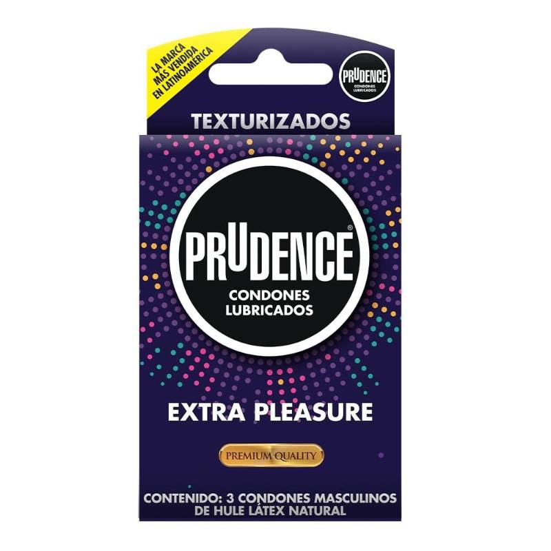 Condones Prudence Lubricados Extra Pleasure