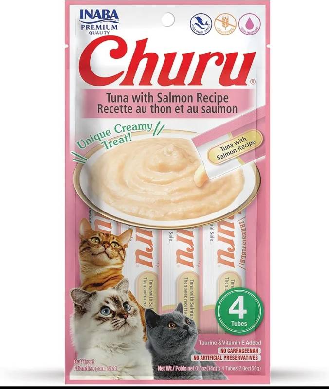 Churu Receta de Atún y Salmón