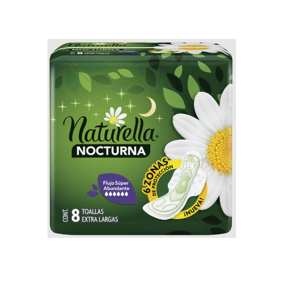 Toallas Naturella Nocturnas