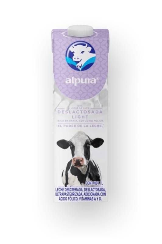 Leche de Vaca Deslactosada Light Alpura