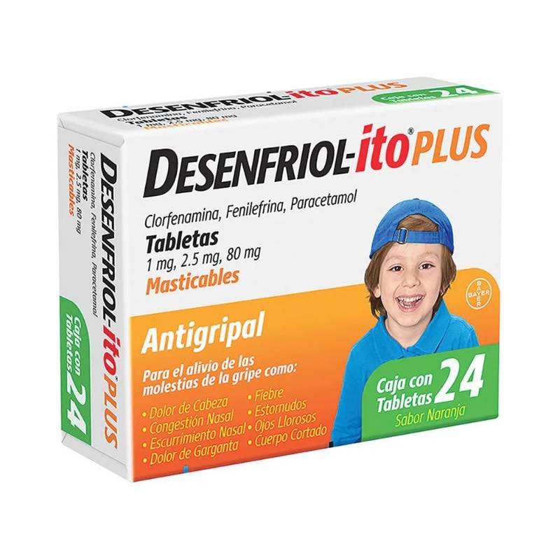 2 Tabletas de Desenfriol-ito Plus
