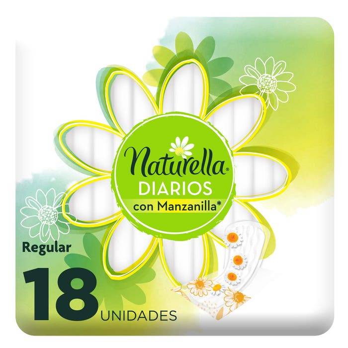 Protectores Diarios Naturella con Manzanilla