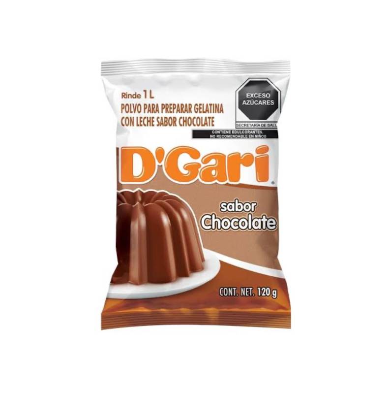 Gelatina de Leche D'Gari Sabor Chocolate