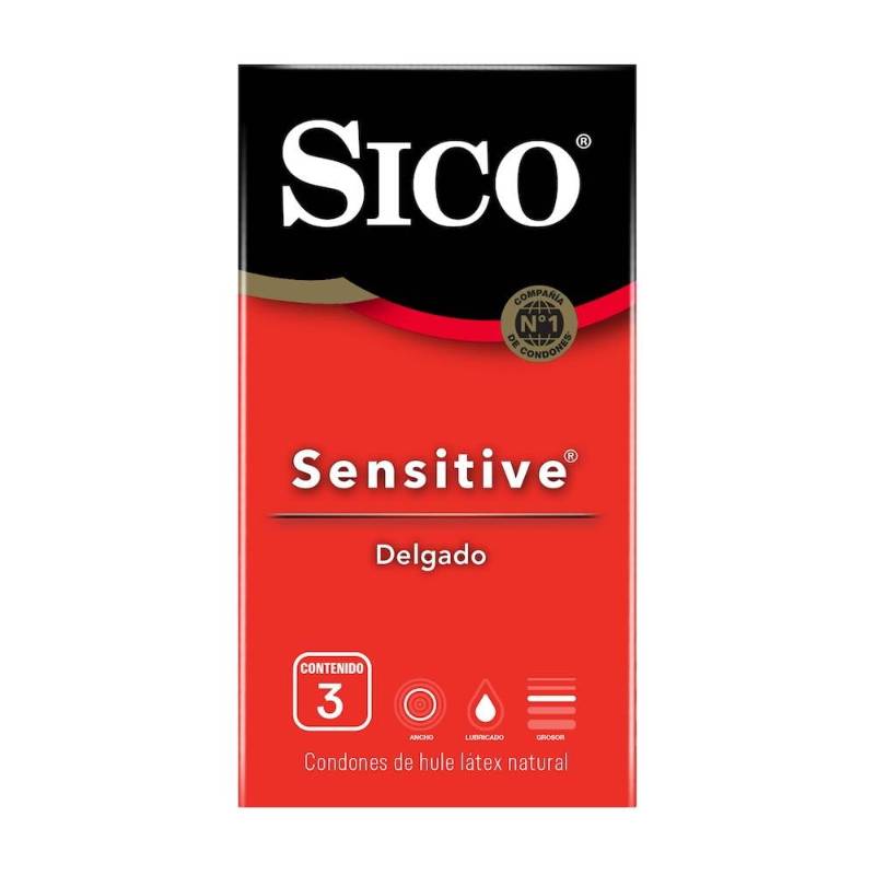 Condones Sensitive Delgado Sico