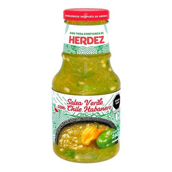 Salsa Verde con Chile Habanero