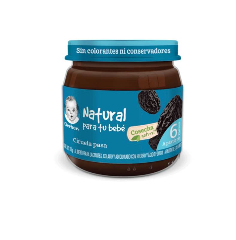 Gerber para Bebé Ciruela Pasa