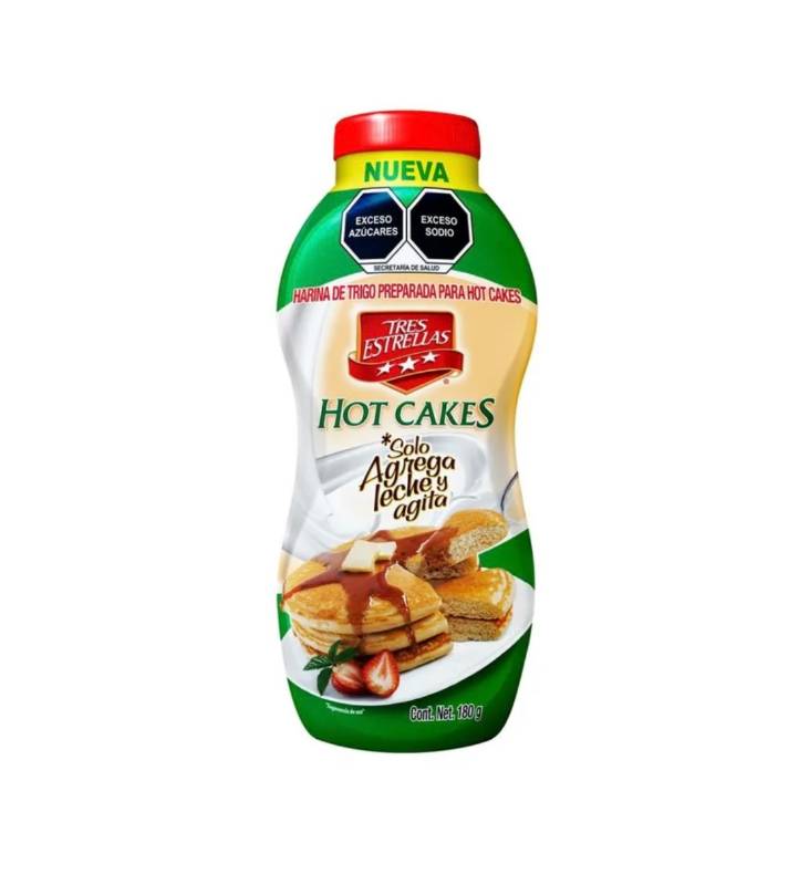 Harina de Trigo Preparada para Hot Cakes en Bote