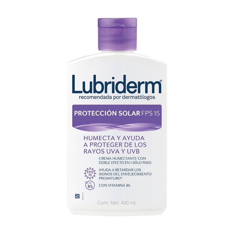 Crema Humectante Corporal Lubriderm Protección Solar 15