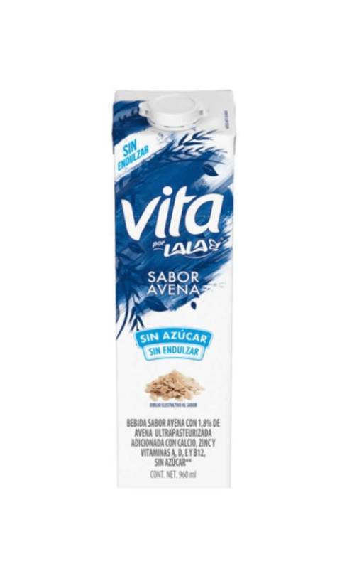 Leche Vita Sabor Avena Sin Azúcar/ Sin Endulzar