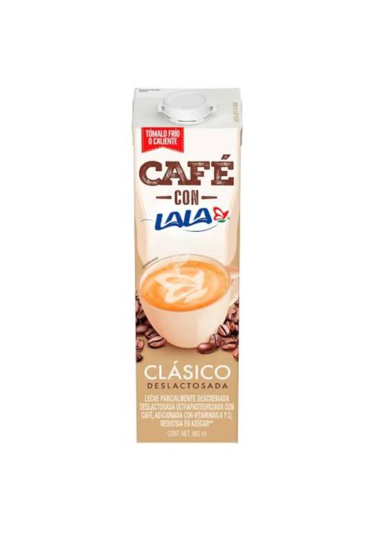 Leche con Café Clásico Deslactosado Lala