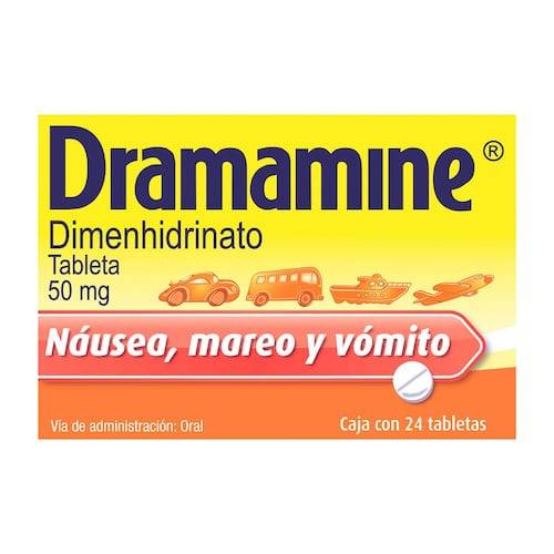 2 Tabletas de Dramamine