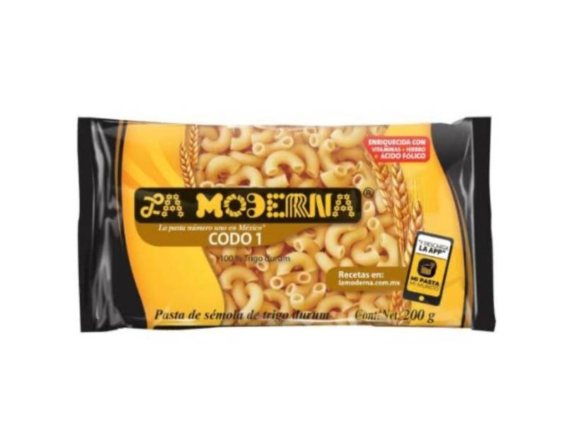 Pasta de Sémola de Trigo Durum Codo 1
