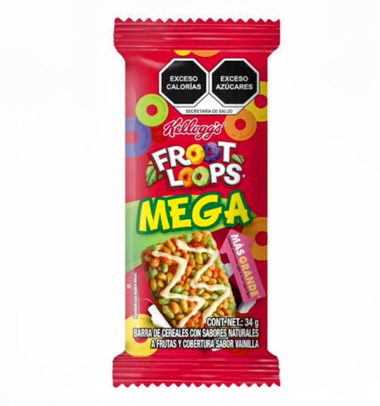 Barra de Cereales Froot Loops Mega