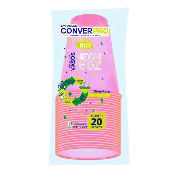 Vaso Neon Converpro