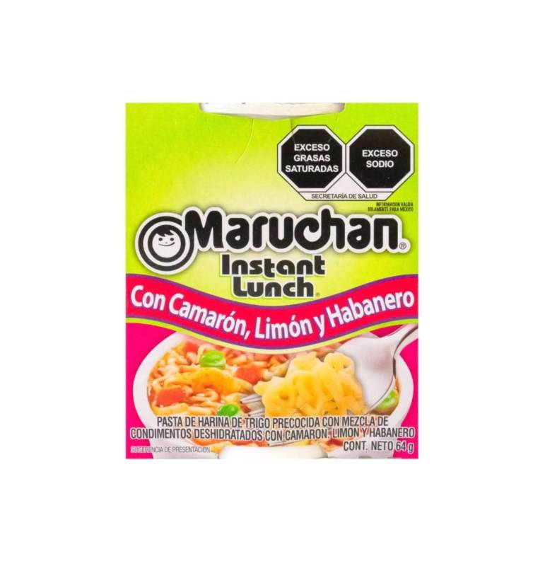 Maruchan Sabor Camarón , Limón y Habanero