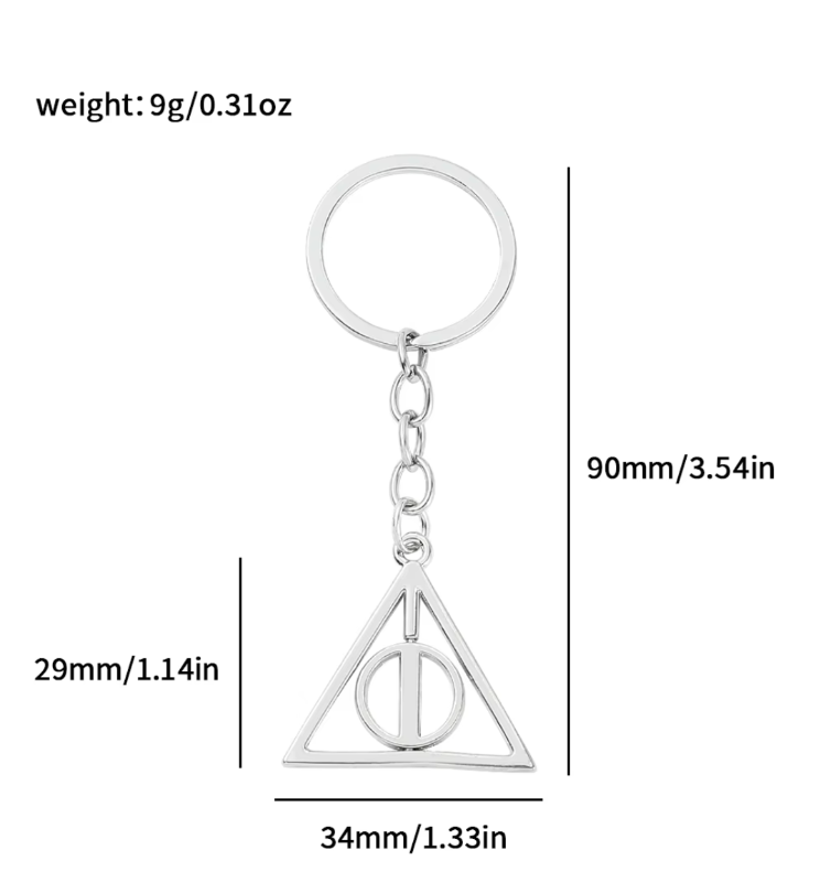 Llavero Reliquias de la Muerte Harry Potter