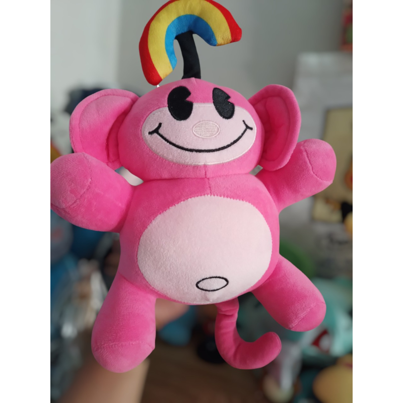 Simio Arcoiris Rosado - KND - 30 cm - Los chicos del barrio
