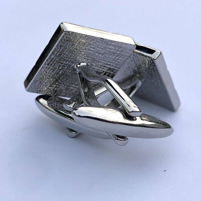 Cubic Textured Cufflinks