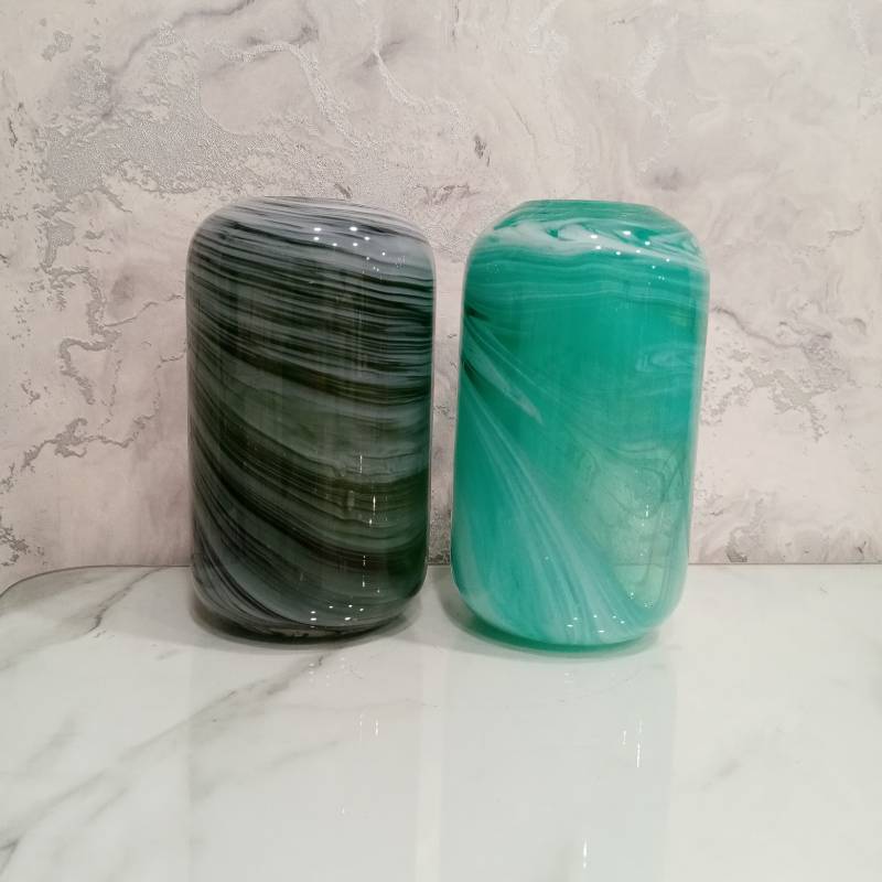 (TPM-004) Marble Shaded Vase