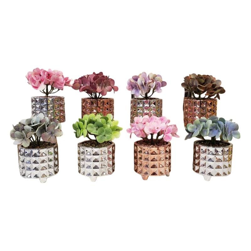(TPM-1422) New Ceramic Pot With Glass