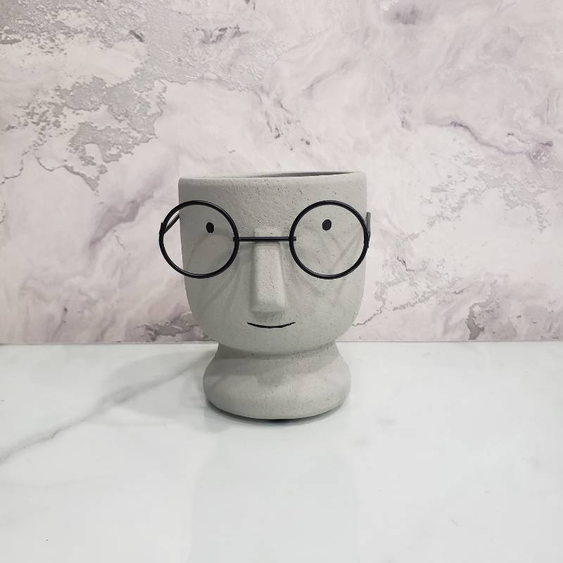 (TPM-089) Glasses Vase (Gr+O+B) S