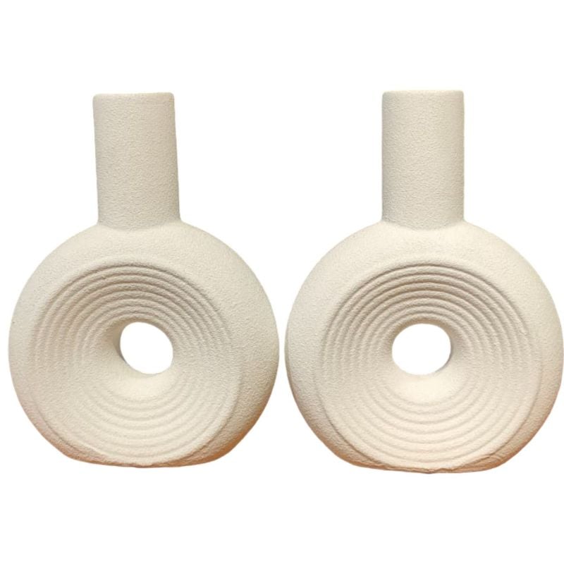 (TPM-1517) White Series Vase 3-18
