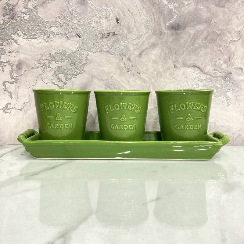 (TPM-165) Garden Pot Set