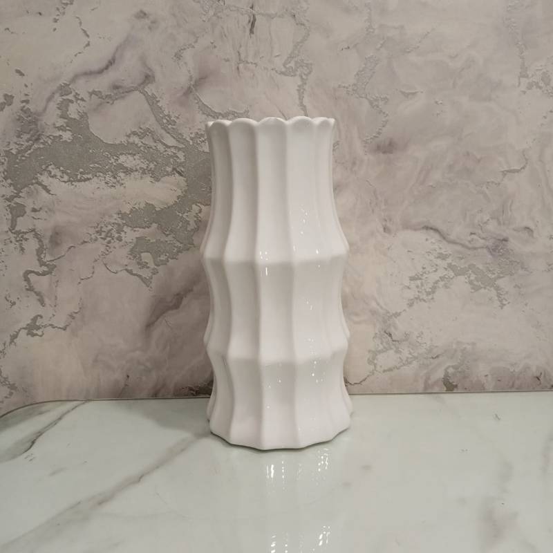 (TPM-441) White Vase 5 Size- L