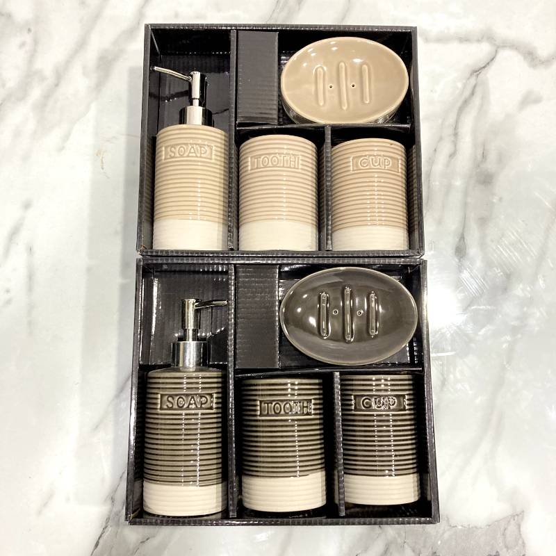 (TPM-223) Bathroom Set 4 Pcs 4