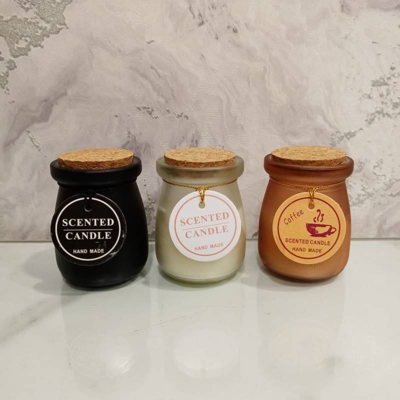 (TPM-570) Turkish Glass Box Candle 2