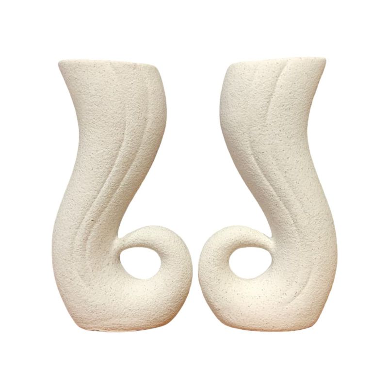 (TPM-1527) White Series Vase 3-32