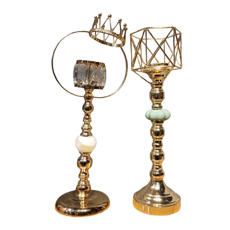 (TPM-1473-C) 1 Pc Latest Candle Stand Large