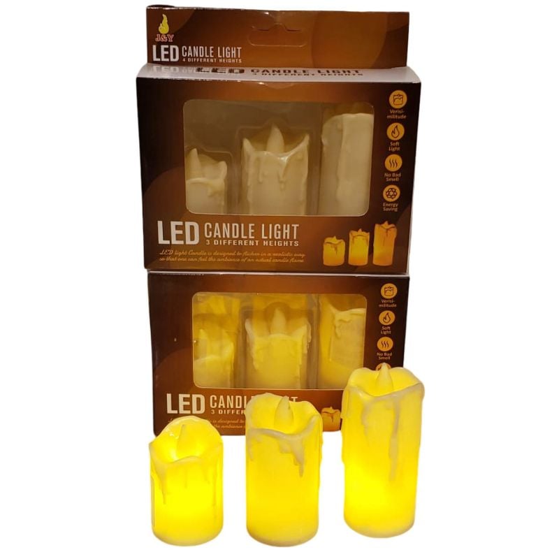 (TPM-818) 3pcs Candle SY5-14