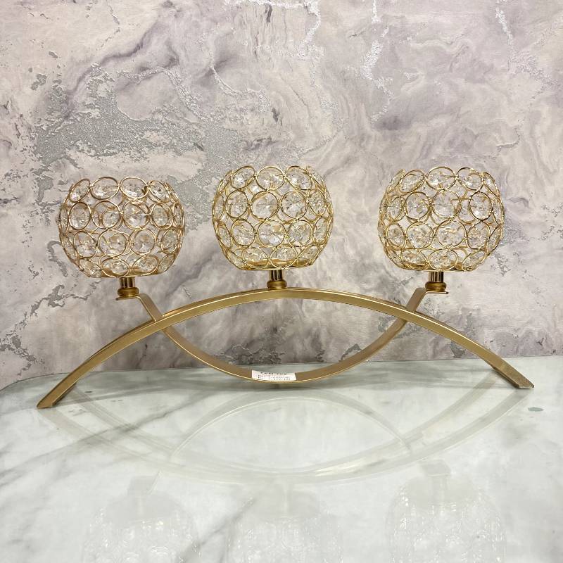 (TPM-109) Crystal Candle Stand