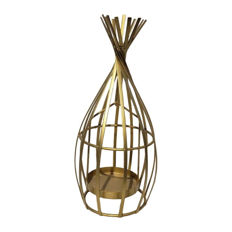 (TPM-254) Standing Cage Candle Stand S