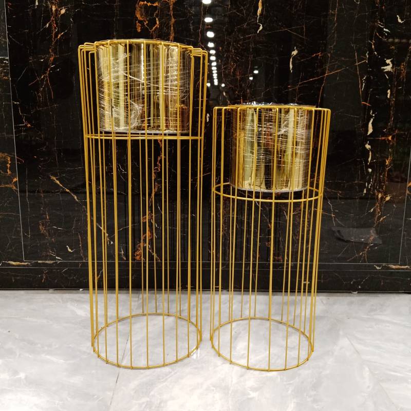 (TPM-590) Plant jar Matel Base 1
