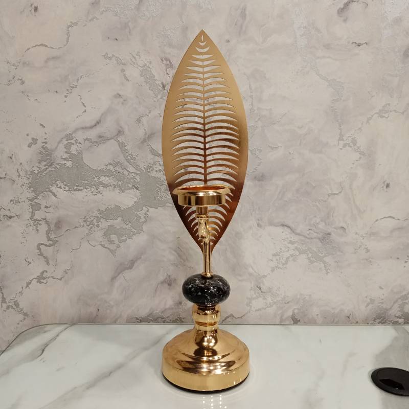 (TPM-464) Leaf Candle Stand