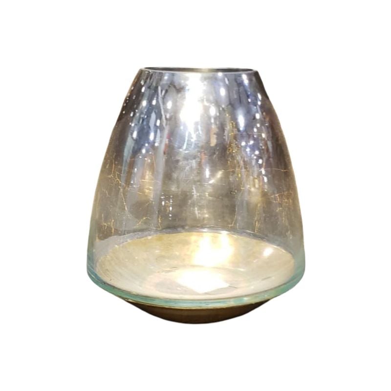 (TPM-099) Gold Base Vase L