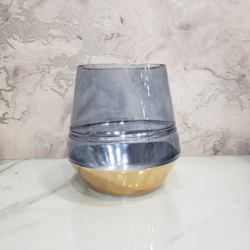(TPM-098) Gold Base Vase S