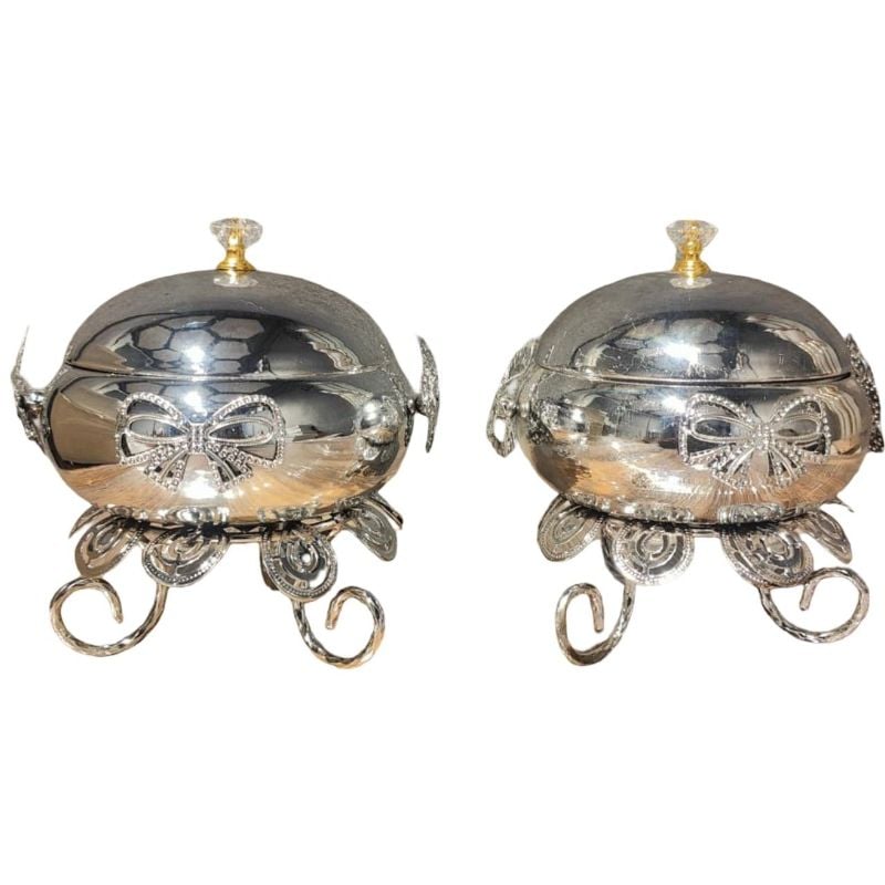 (TPM-1545) 1 Piece Dish Platter Silver 1