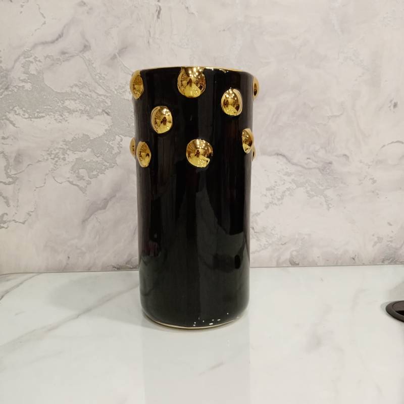(TPM-011) Black Gold Dotted Candy S