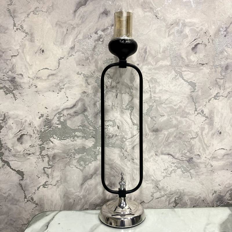(TPM-115) Black Narrow Candle Stand