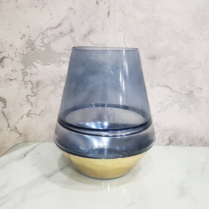 (TPM-099) Gold Base Vase L